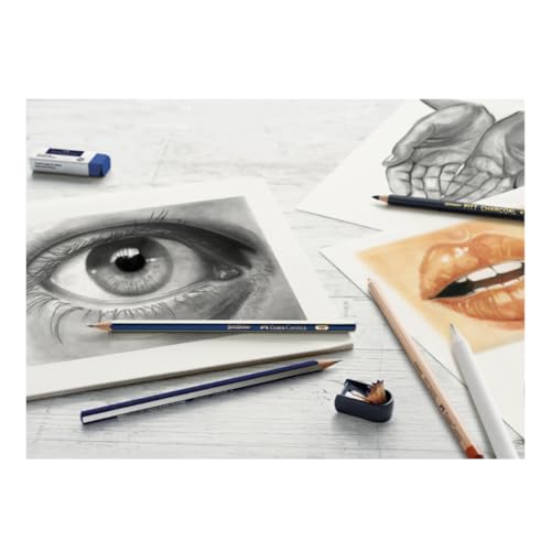 Faber-Castell Charcoal Sketch Set - 7 Piece Charcoal and Pastel Art Supplies Set