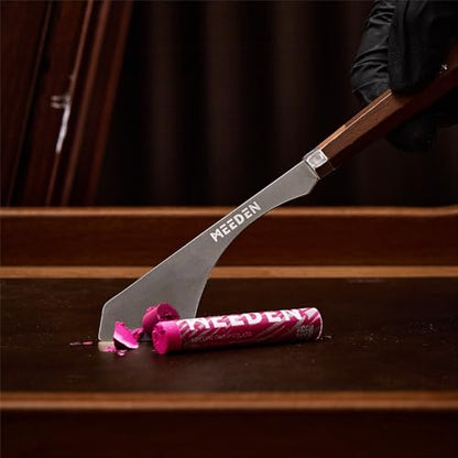 MEEDEN Artist Palette Painting Knife: 7.76" Flexible Stainless Steel Art Pallet Scraper Knife with Wood Handle for Oil, Acrylic, Color Mixing, #1 - style: #1