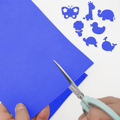 MEARCOOH Self Adhesive Foam Sheets, Blue 9x12 Inch 2mm Sticky Eva Foam Paper for Crafts Cardmaking Photo Frames Classroom Scrapbooking Christmas Crafts (Blue 10 Sheets) (Pack of 2) - color: Blue Self-adhesive, size: 9X12in-2mm (Pack of 2)