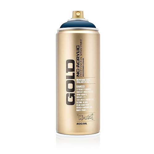 Montana Cans GOLD 400 ml Spray Color, Blue Note, 1 Count (Pack of 1) - color: Blue Note, size: 13.5 Fl Oz (Pack of 1)