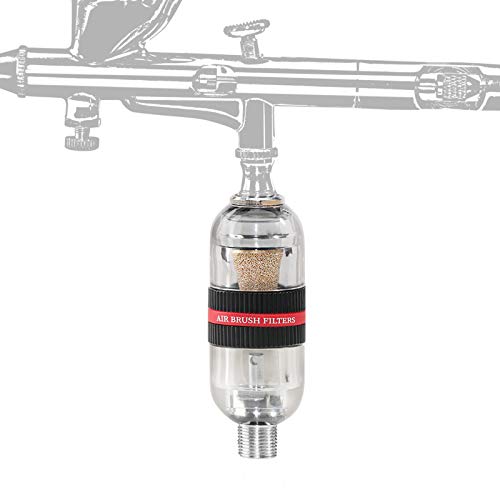 Airbrush In-Line Mini Air Filter, 1/8' Threads, Model SD-82-1