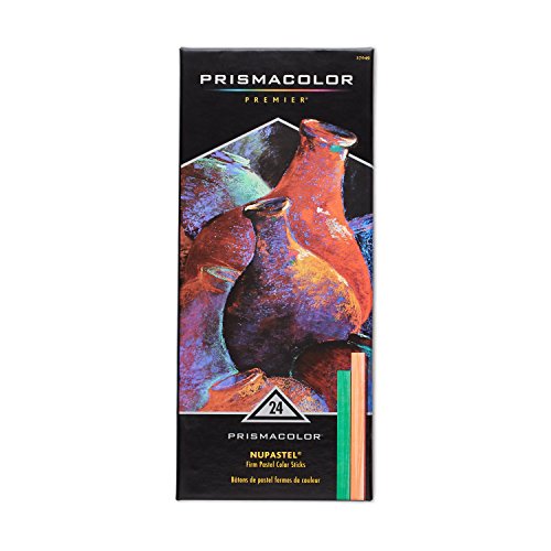 Prismacolor 27049 Premier NuPastel Firm Pastel Color Sticks, 24-Count