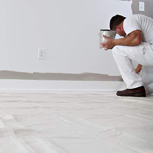 Trimaco SuperTuff 6 oz thick Utility Weight Canvas Drop Cloth, 12-feet x 15-feet - size: 12-feet x 15-feet