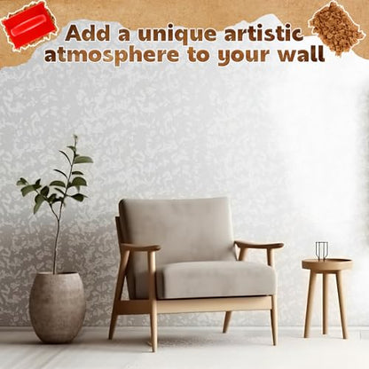 Threlaco 2 Pcs Large Sponge Paint Roller for Painting Sea Texture Sponge for Painting Art Coatings Natural Brush Paintings Texture Repair Home Wall Decorating