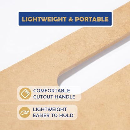 Falling in Art 13X17&23X26 Sketch Board with Sturdy Clip &Rubber Bands | Professional Art Drawing Board, Portable Artists Clipboard for Classroom, Studio Drawing, Outdoor Painting - size: 13X17"& 23X26"