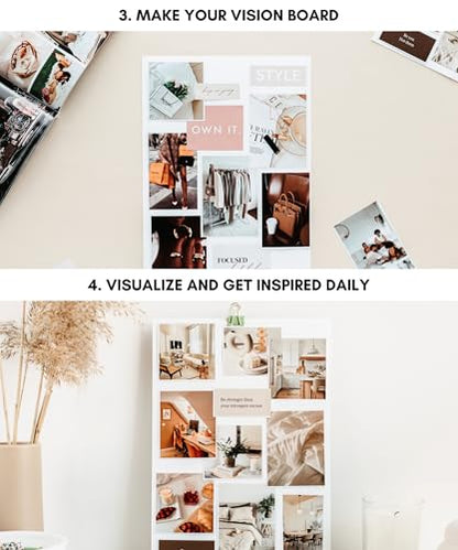 Lamare Vision Board Book for Black Women – 1000+ Vision Board Supplies | Create the Life You Deserve | Vision Board Kit, Vision Board Magazines, & Collage Book for Manifestation & Scrapbooking - color: Designed for Black Women