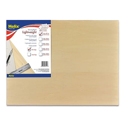 Maped Air-Tite - Wooden Drawing Board - Plain Edge - 16 x 21 inch | Lightweight Design for Sketching Outdoors - Premium Sanded Basswood Construction - Ideal for Artists and Students - size: 16” x 21”, style: Plain Edge