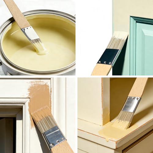 Great Andrew Trim Paint Brushes Set of 4, 0.25" 0.5" 0.7" 1"