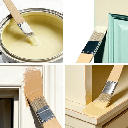 Great Andrew Trim Paint Brushes Set of 4, 0.25" 0.5" 0.7" 1"