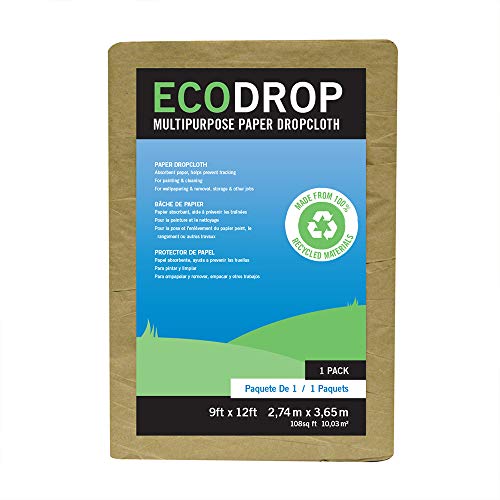 TRIMACO 02101 HD Paper Drop Cloth, 9 by 12-Feet