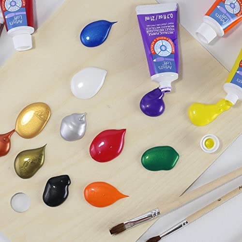 MICHAELS Metallic Acrylic Paint 12 Color Set by Artist's Loft®