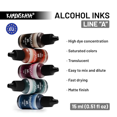 Alcohol Ink Set with Alcohol Ink Paper