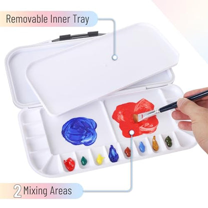 Mr. Pen- Airtight Watercolor Palette with Lid, 48 Pack - color: White, size: 48 Pack