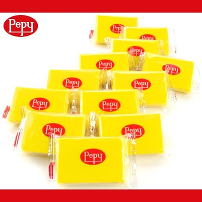 Pepy Plastilina Reusable and Non-Drying Modeling Clay; Set of 24 Bars, 1.4 Ounce Each, Perfect for Arts and Crafts Projects, Yellow - color: Yellow