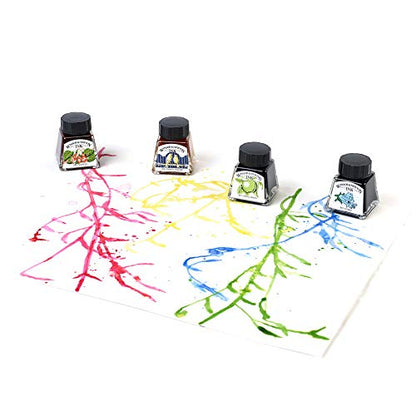 Winsor & Newton Drawing Ink Set, Set of 4, Vibrant Tones - style: Vibrant Tones