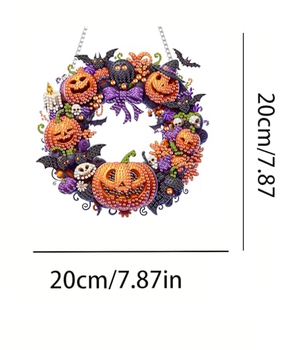 RYMILIE Hanging Halloween Diamond Art Kits for Adults Pumpkins - color: DP01259