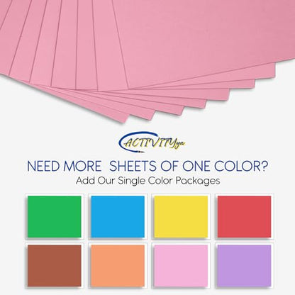 Pink EVA Foam Sheets, 6 x 9 Inch, 2mm Thick – Foam Paper for DIY Arts and Crafts, School Projects, and More – 8 Pack - color: Pink