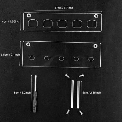 UNIMEIX 5 Pack Blending Brush for Card Making Crafting Ink Blender Brushes Set Tool Paper Background Brush Drawing Scrapbooking & Stamping Supplies (Black) - color: White, size: 5 Pack Brush with square holder