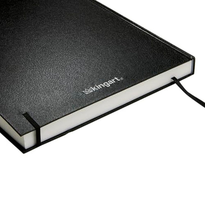 KINGART Hardcover Jumbo Sketchbook – 10.75 x 12.5 Inch, 1-Pack – 150 Sheets (68 lb / 100 GSM), Heavyweight Acid-Free Paper – Durable Smyth-Sewn Art Journal for Mixed Media