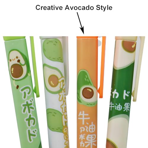 Maydahui 12 PCS Avocado Fruit Mechanical Pencil with Sharpener/Refills