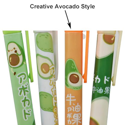 Maydahui 12 PCS Avocado Fruit Mechanical Pencil with Sharpener/Refills