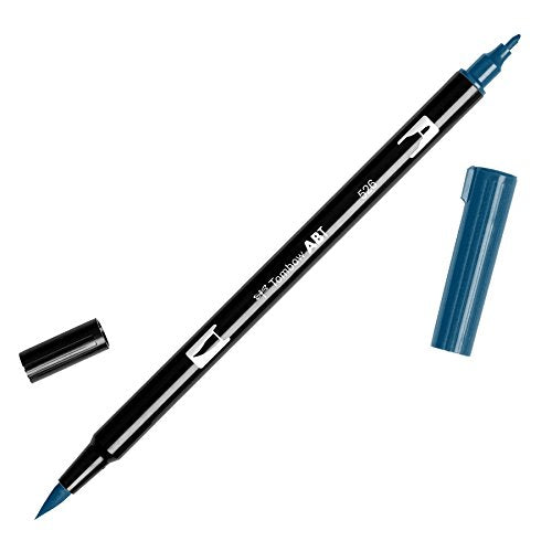 Tombow Dual Brush Pen, ABT, No. 526 (AB-T526) - color: 526 True Blue