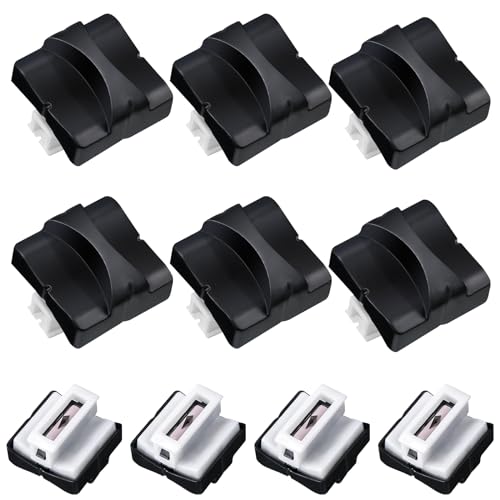 Mudder 10 Pieces Paper Cutter Replacement Blade Cutting Replacement Blades Refill for A4 Black and White Paper Trimmer(Black) - color: As Pictures Shown