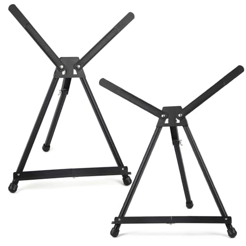 Falling in Art 2 Pack 15" to 21" Tabletop Easel for Painting &Display - style: 2 PACK