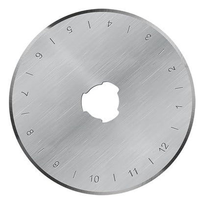 45mm Rotary Cutter Blades 5-Pack Replacement Blades Fits Fits Fiskars, OLFA,Martelli,Dremel,Truecut,DAFA for Quilting Scrapbooking Sewing Arts & Crafts Sharp and Durable Cutter Blade (silver) - color: Silver (45mm 5pcs)
