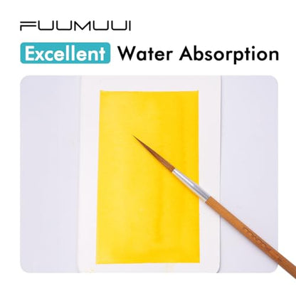 Fuumuui 40 Cards Watercolor Postcards Blank 4 x 6 inch, 140lb/300gsm, 100% Cotton Cold-Pressed Art Paper for Painting, DIY, Mailing, Invitations, Greeting Cards - size: 4×6 in