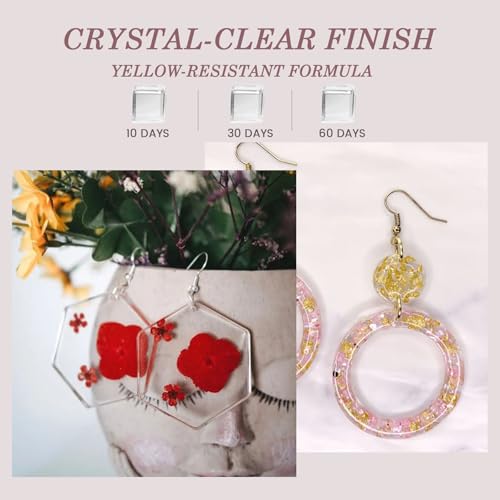 Bsrezn 100g UV Resin Hard, Crystal Clear Premixed Resin for Jewelry Making and Crafting (100g) - size: 100 g