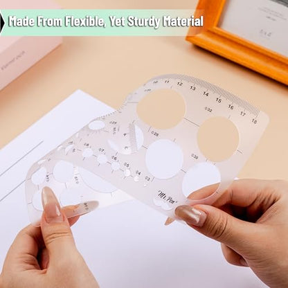 Mr. Pen- Circle Template, Circle Stencil - style: Circle Template, 1 pcs