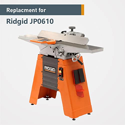 POWERTEC 6-1/8 Inch Jointer Blades for Ridgid JP06000, JP06101, JP0610 Jointer, Replacement for AC8600, JE08008 Jointer Knives, Set of 3 (148020) - style: 6-1/8" HSS jointer blades