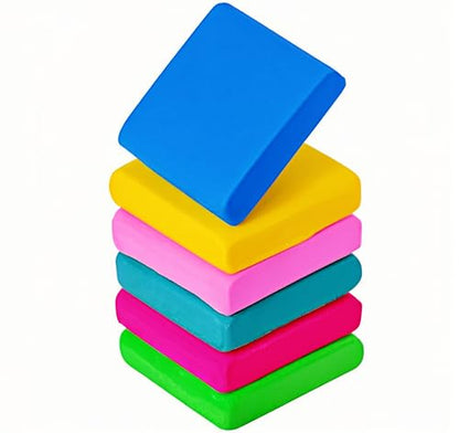 Kneaded Erasers for Artists Drawing No Smudge 12 Pcs Moldable and Kneadable Gum Eraser Clay for Sketching – Fun Pencil Erasers for Kids Bulk Classroom Gifts for Students