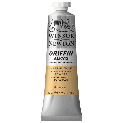 Winsor & Newton Griffin Alkyd Fast Drying Oil Paint, Naples Yellow Hue - color: Naples Yellow Hue, style: 1.25-oz Tube
