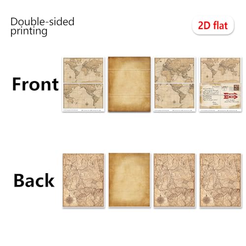 Accordion Folio Mini Project,Folio Booklet Craft Kit, Junk Journal Kit, Scrapbooking Supplies, Journaling Decor, Mini Folio Writer Folder Project, Arts & Crafts Gifts, Handmade Decor Accessories