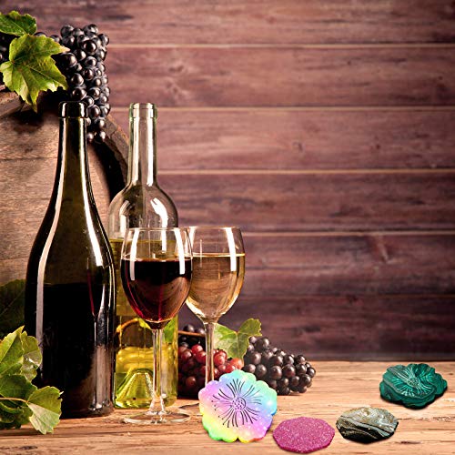 8 Pieces Coaster Silicone Deep Resin Molds Set Include 4 Flower Coaster Resin Flower Silicone Tray and 4 Octagon Epoxy Casting Mold for DIY Artwork, and Home Decor
