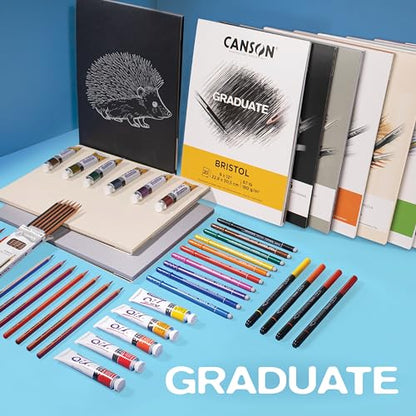 Canson Graduate Manga Marker Pad, Foldover, 9x12 inches, 50 Sheets - Artist Paper for Illustration, Comic, Character, Cartoon