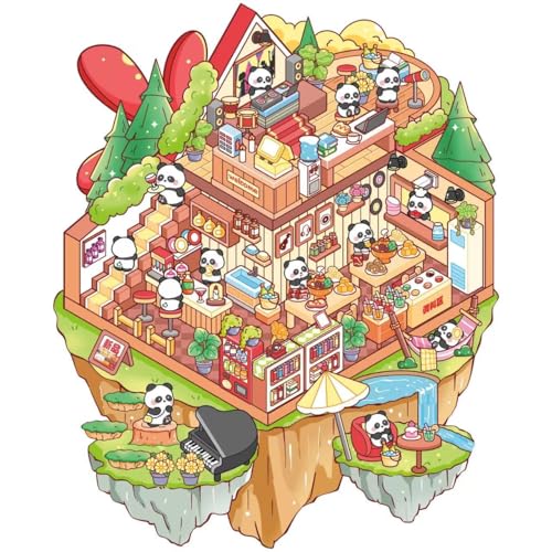 SSNLNBF DIY 3D House Sticker Book Reusable Craft Kit - style: sty-05
