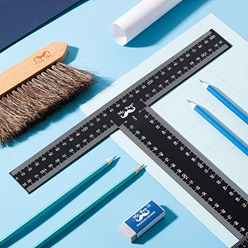 Mr. Pen - T Square, T Ruler, 45 cm, Metal, T Square Ruler, Drafting Tools | Tsquare, Truler, Architectural Triangle - size: 18 inch