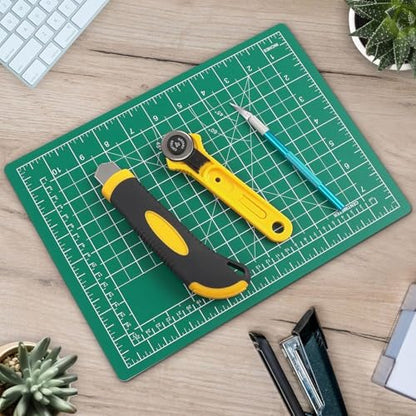 DIYSELF 36in×24in Cutting Mat, A1 Self Healing Craft Mat for Sewing - color: Green, size: 36"L x 24"W