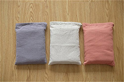 Cotton Linen Japanese Apron Halter Cross Back Bandage X Shape Aprons Two Pockets - color: Beige