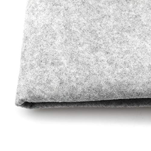 Chinese Calligraphy Drawing Felt Mat, Sumi Xuan Paper Painting Felt Desk Pad for Practice Calligraphy Traditional Chinese Painting (80 x 120 cm), Grey