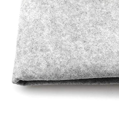 Chinese Calligraphy Drawing Felt Mat, Sumi Xuan Paper Painting Felt Desk Pad for Practice Calligraphy Traditional Chinese Painting (80 x 120 cm), Grey