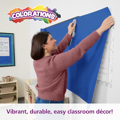 Colorations Arts & Crafts Paper Roll, Royal Blue, 36" x 1000' - color: Royal Blue