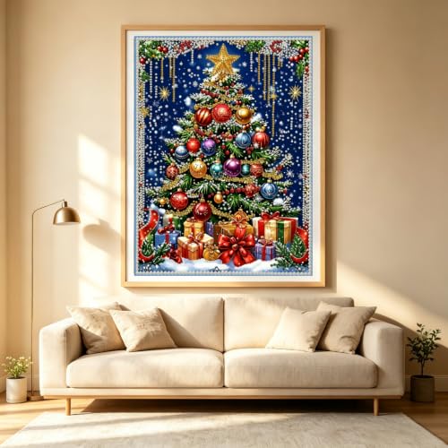 Pearl Christmas Tree Diamond Painting Kits for Adults,5D Diamond Art - color: PL27-1