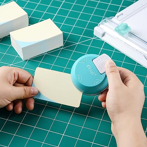 Paper Corner Rounder Punch : 3 in 1 (R4mm, R7mm, R10mm) - Corner Cutter for Paper Crafts, Laminate, Photo, DIY, Card Making and Scrapbooking