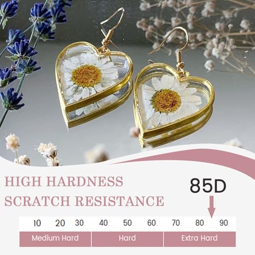 Bsrezn 100g UV Resin Hard, Crystal Clear Premixed Resin for Jewelry Making and Crafting (100g) - size: 100 g