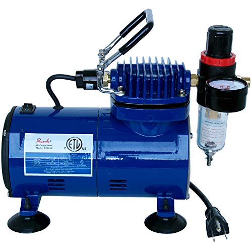 Paasche D500SR 1/5 HP Compressor with Auto Shutoff, Regulator and Moisture Trap - style: New Version