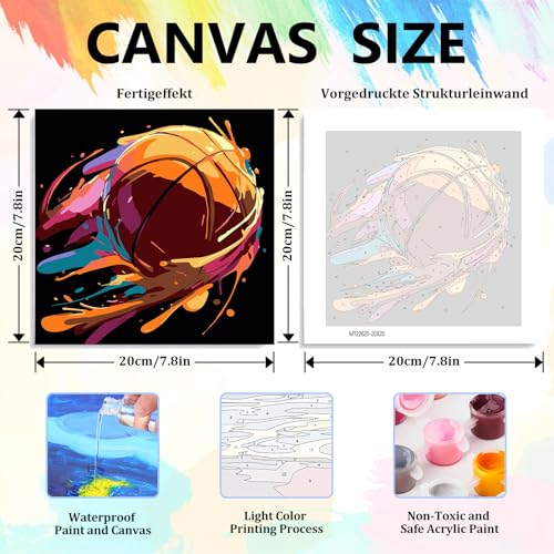 Paint by Numbers Kit for Adults Beginners & Kids Ages 8-12 with Frame - color: style-7